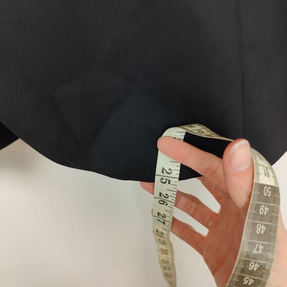 J. Crew Black Lightweight 100% Wool Super 120's Blazer Jacket Women's Size 4 - Picture 8 of 11